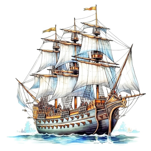 illustrazione di una nave