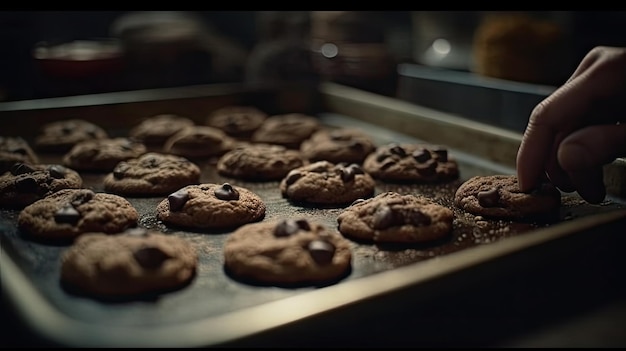 Illustrazione di una torta di cioccolato che sembra così deliziosa