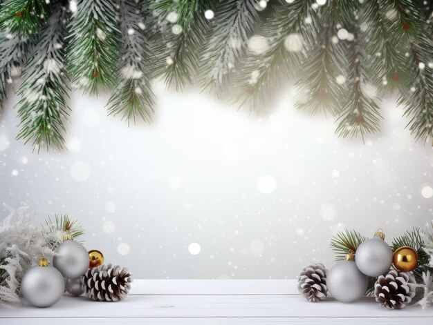 illustrazione di uno sfondo modello carta invito a tema vacanze di Natale