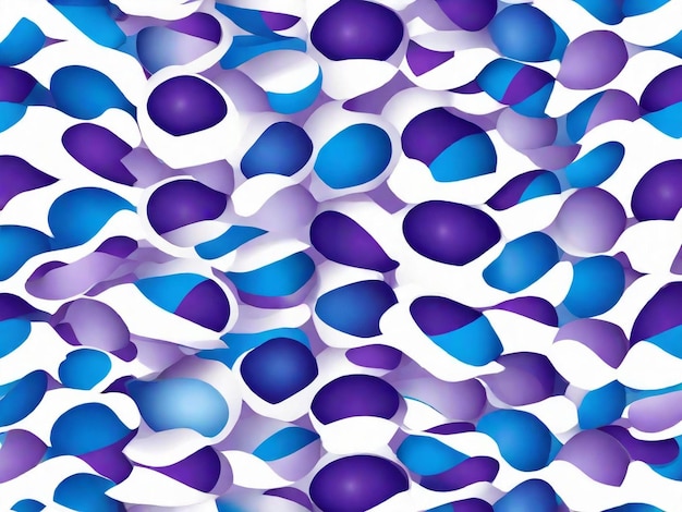 illustrazione di uovo colore blu e viola