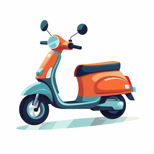 illustrazione di vespa