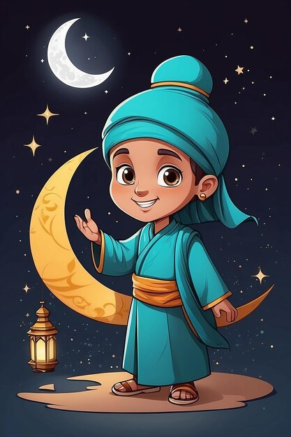 Illustrazione disegnata a mano di Ramadan Kareem