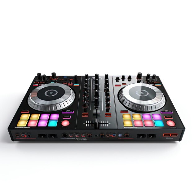 illustrazione dj controller visuali accattivanti perfezione