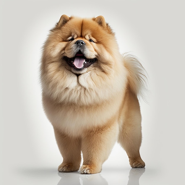 Illustrazione generata da Ai cute china chow chow dog i