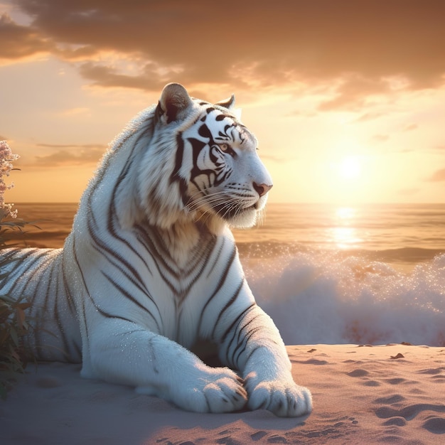 Illustrazione maestosa della tigre