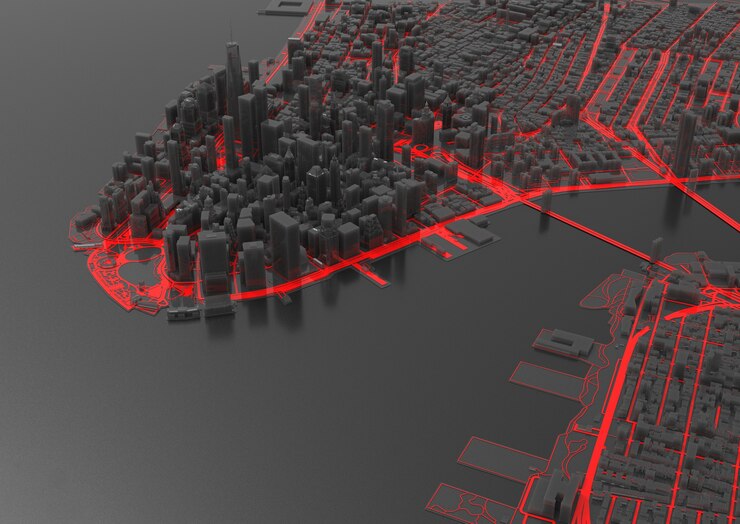 illustrazione nel design grafico casual. frammenti di new york