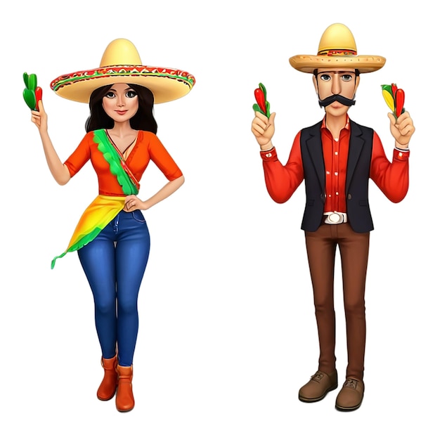 Illustrazione per cinco de mayo