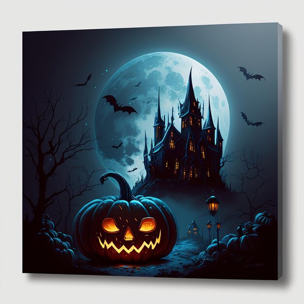 Illustrazione per halloween Generativo Ai