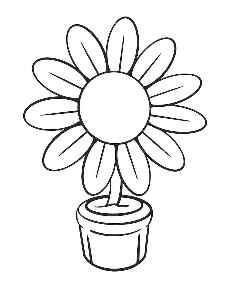 Foto illustrazione retro png di vaso di fiori sullo sfondo trasparente