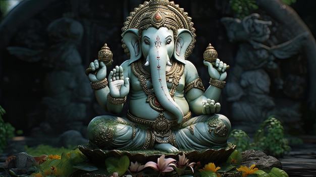 Illustrazione su Ganesha