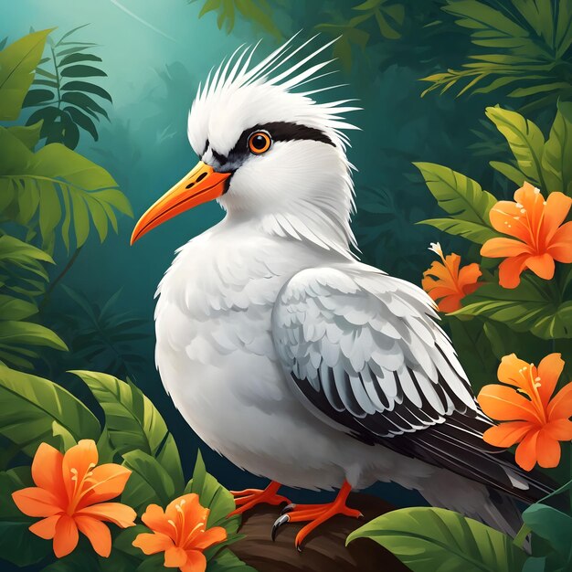 Illustrazione Tropicbird AI Generative