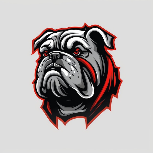 illustrazione vettoriale del logo bulldog