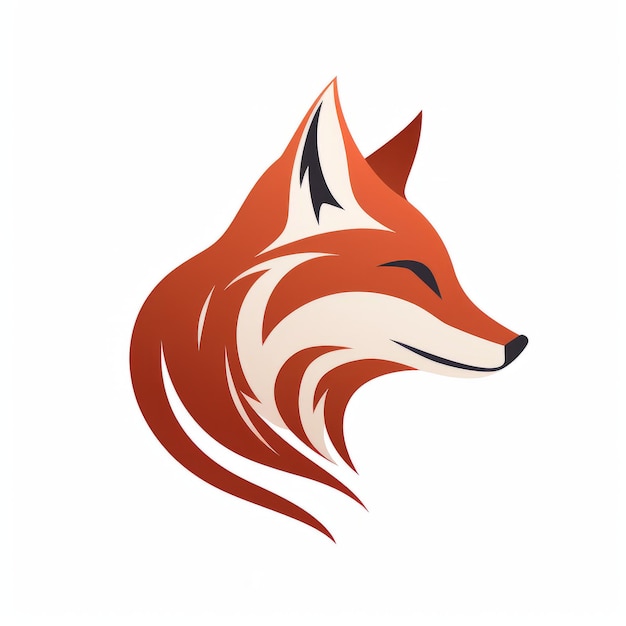 Illustrazione vettoriale del logo Fox minimalista