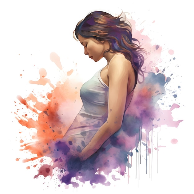 Illustrazione vettoriale per il mese della consapevolezza della perdita della gravidanza e del neonato