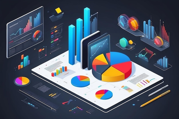 Illustrazione visiva del concetto di dati