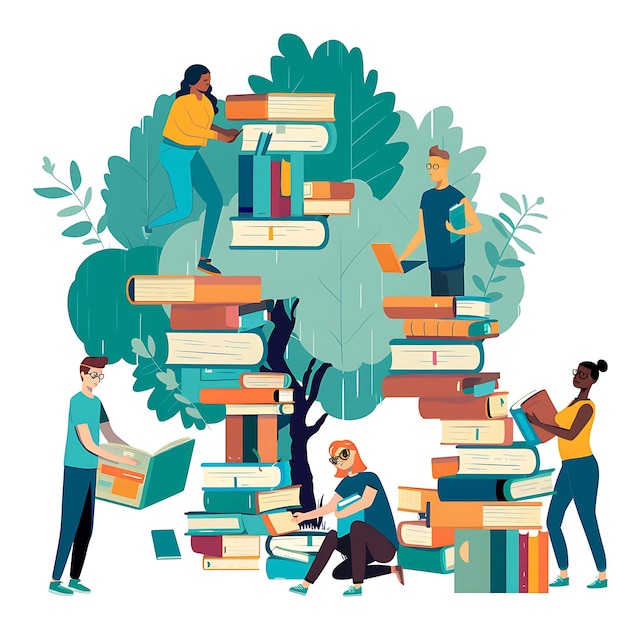 illustrazioni di assistenza sociale comunitaria