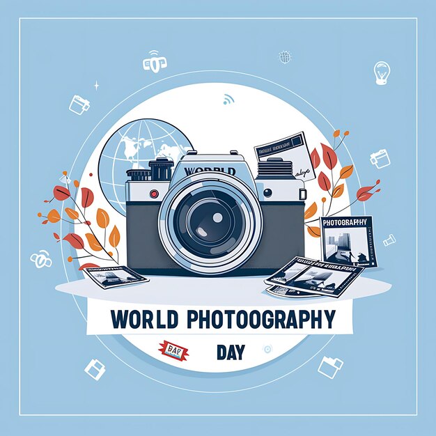 Illustrazioni di capolavori di eleganza per la Giornata Mondiale della Fotografia