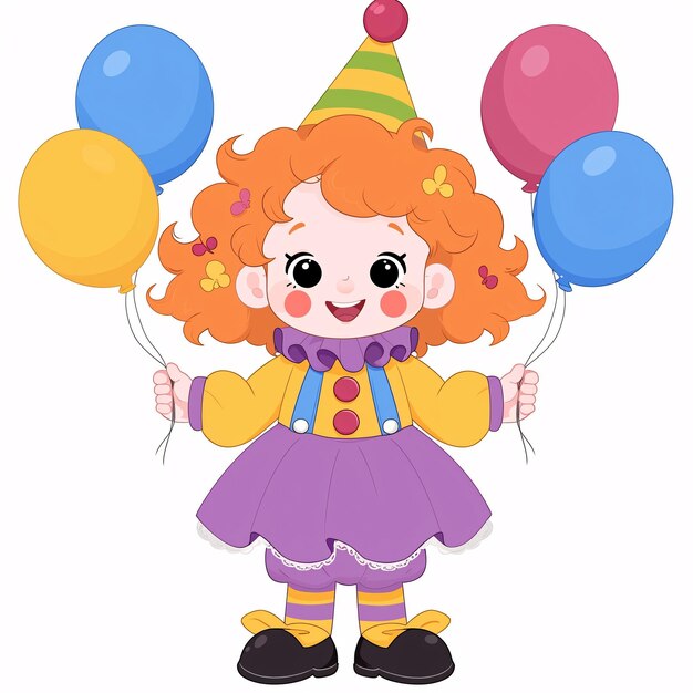 Illustrazioni di clown per il primo di aprile illustrazioni di attori divertenti del circo che fanno trucchi