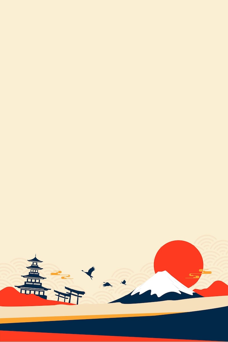 Foto illustrazioni di sfondo giapponesi per creative designs
