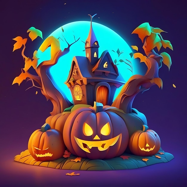 illustrazioni divertenti di Halloween