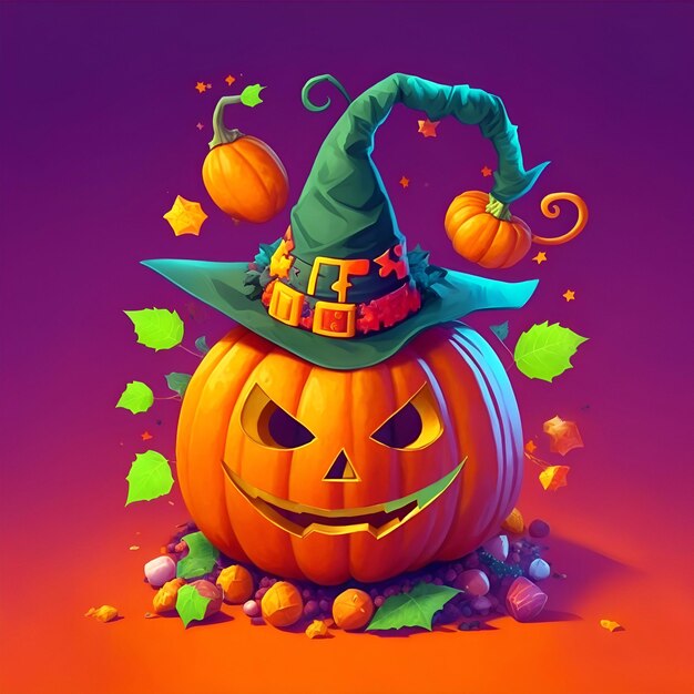 illustrazioni divertenti di Halloween