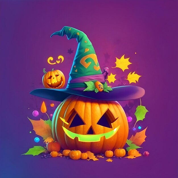 illustrazioni divertenti di Halloween