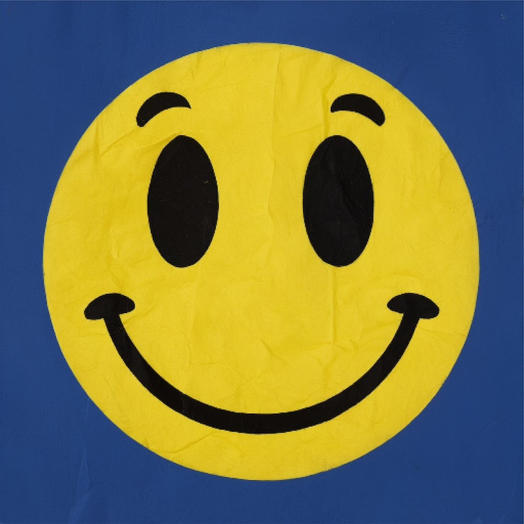 Photo ilustrasi 3d emoji senyum
