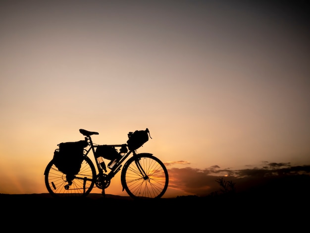 Imballaggio bici da silhouette