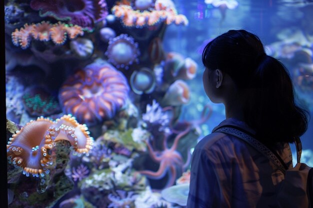 Immaginate un acquario virtuale dove gli spettatori possono nutrire l'AI generativa