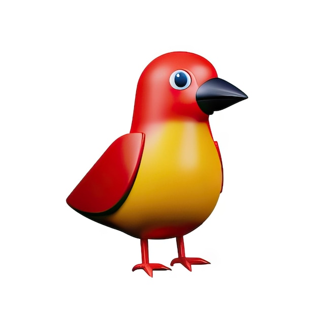 Immagine 3D dell'uccello
