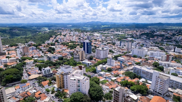 Immagine aerea della città di Betim Belo Horizonte Brasile Piazza principale