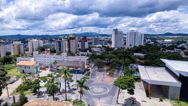 Immagine aerea della città di Betim Belo Horizonte Brasile Piazza principale