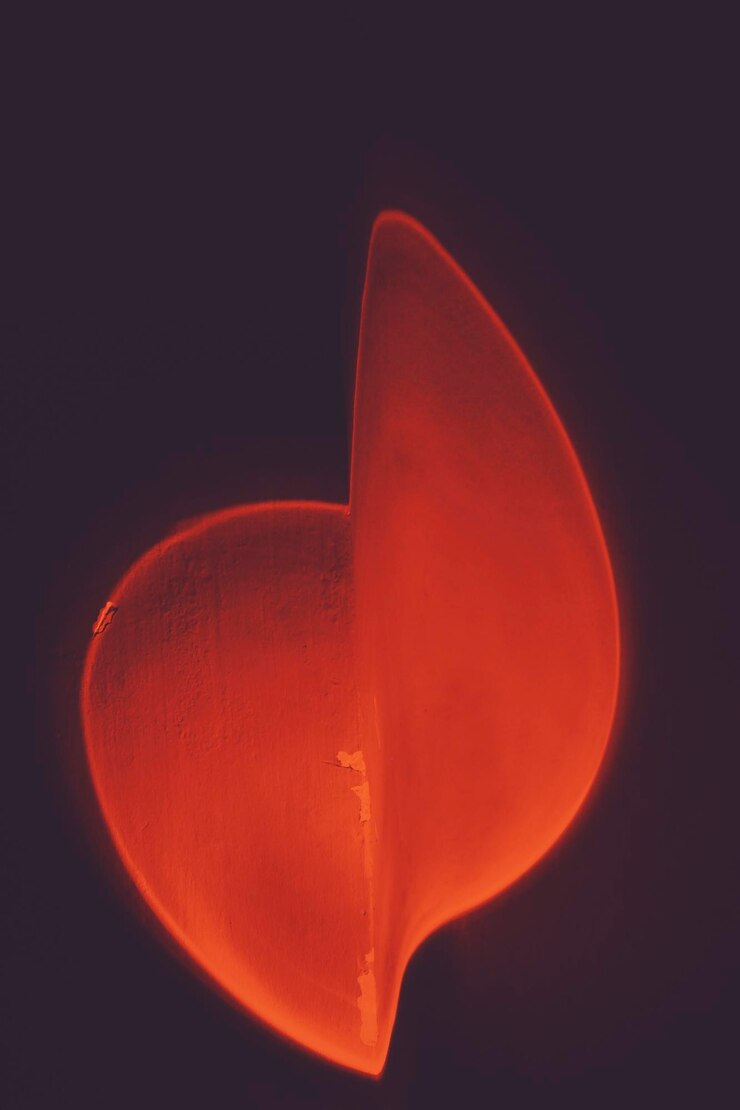 Foto immagine astratta di forme colorate di luce su sfondo nero