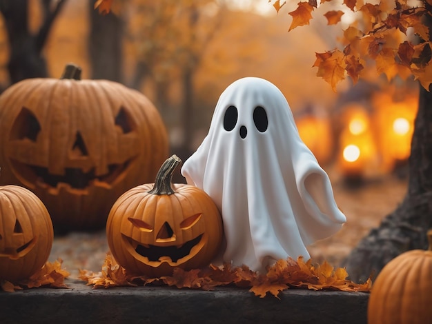 Immagine carina del fantasma di Halloween