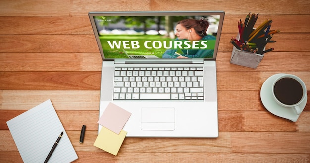 Immagine composita dell'annuncio del corso web