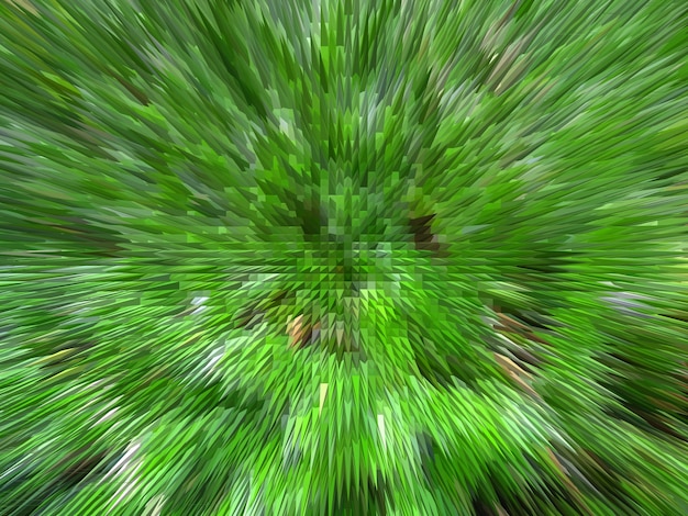 Immagine con sullo sfondo come un'esplosione verde