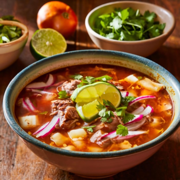 Immagine del cibo messicano Pozole