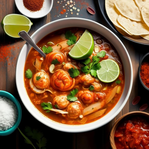 Immagine del cibo messicano Pozole