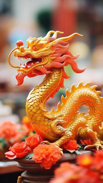 Immagine del drago cinese tradizionale