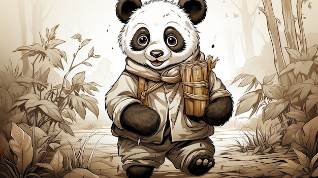 IMMAGINE DEL FUMETTO DI KUNGFU PANDA