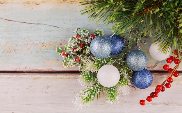 Immagine del primo piano delle decorazioni di Natale