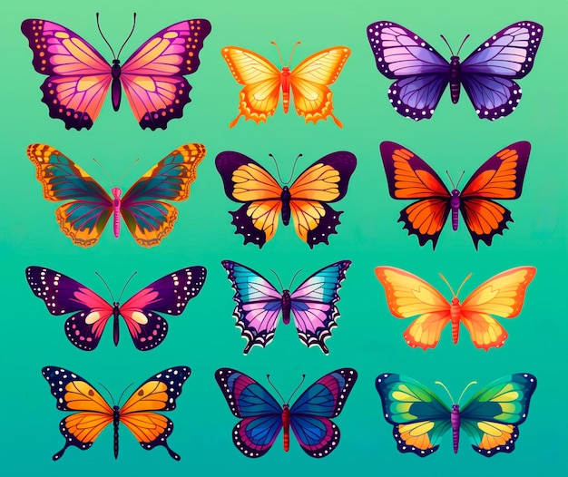 immagine della collezione di farfalle