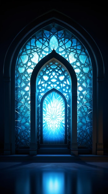 Immagine della cornice di sfondo del banner di design di Ramadan