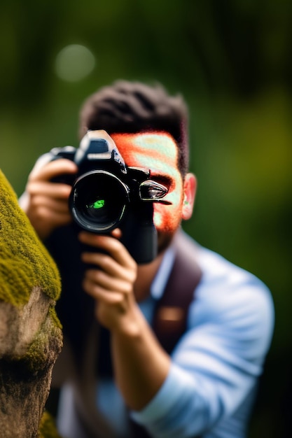 Immagine della Giornata mondiale della fotografia generata dall'intelligenza artificiale