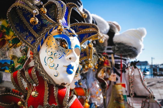 Immagine di Close-up di una bella maschera veneziana