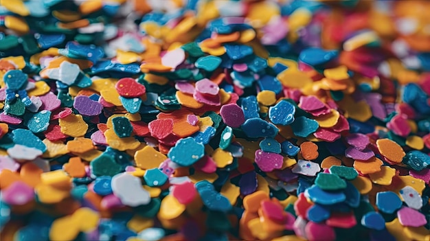 Immagine di confetti festivi
