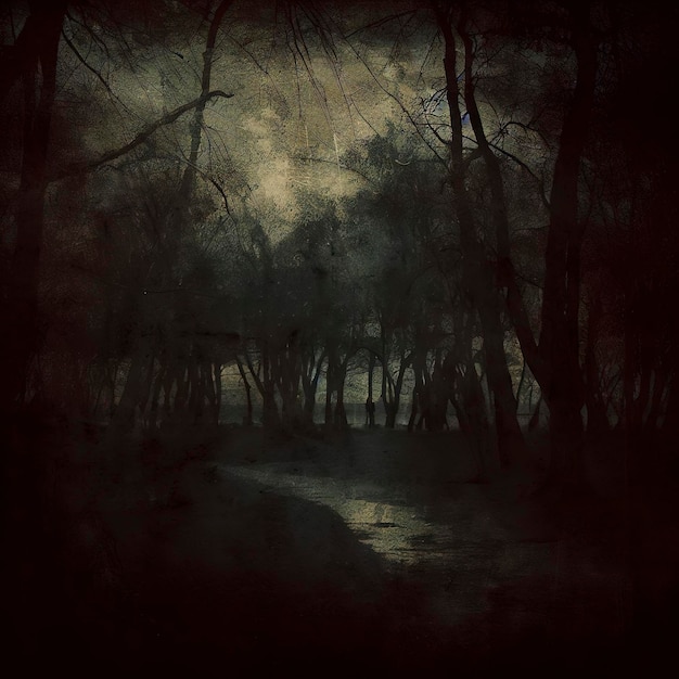 Immagine di dark park grunge