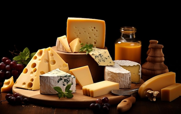 Immagine di deliziose fette di formaggio