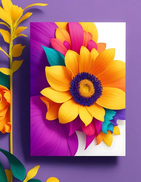 Immagine di fiori colorati