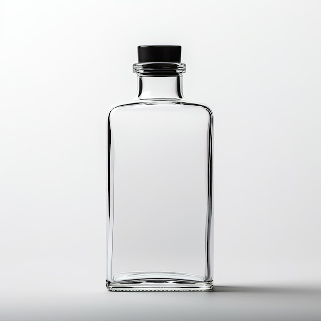 Immagine di modello di bottiglia trasparente